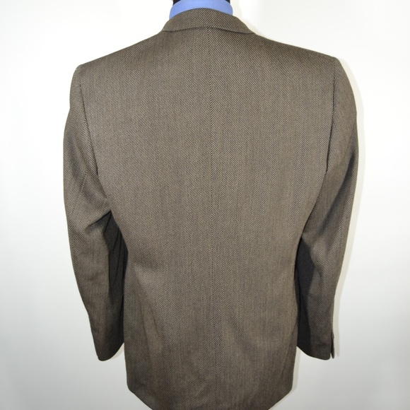 Kenneth Cole 43L Sport Coat Blazer Suit Jacket Bro - Picture 4 of 8